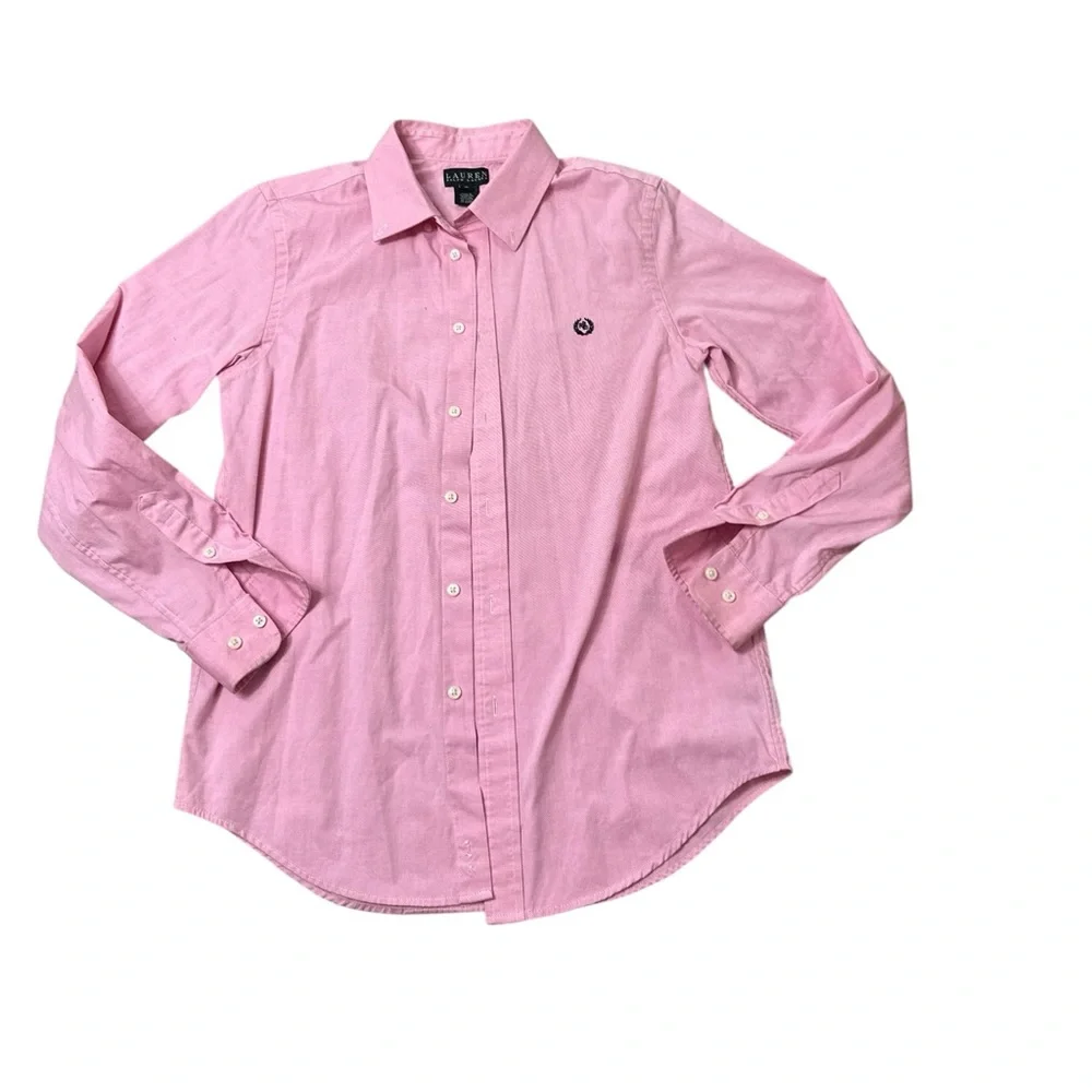 Lauren Ralph Lauren | Pink Button-Down Shirt for Kids Boys Size 18 Like New